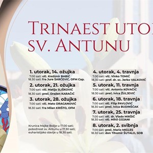 13 utoraka svetom Antunu u Sesvetskim Selima